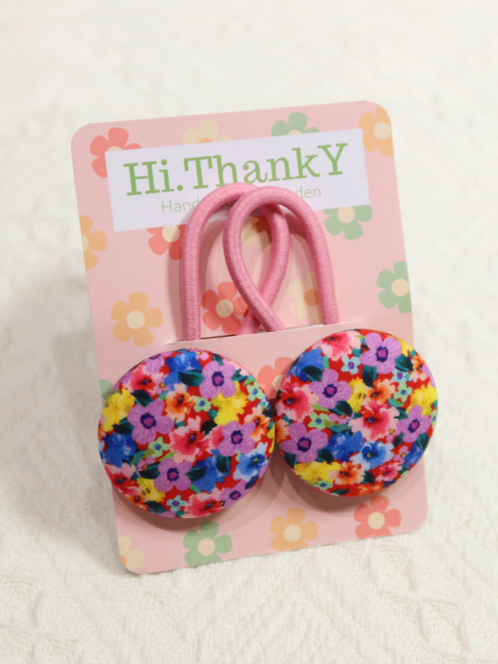 Button Hair Ties | Hot Summer