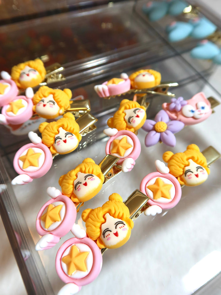 Cartoon Hair Clips | Sailor Moon