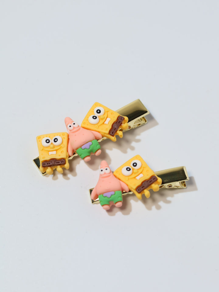 Cartoon Hair Clips | Spongebob