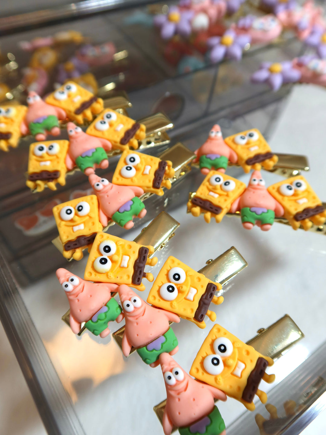 Cartoon Hair Clips | Spongebob