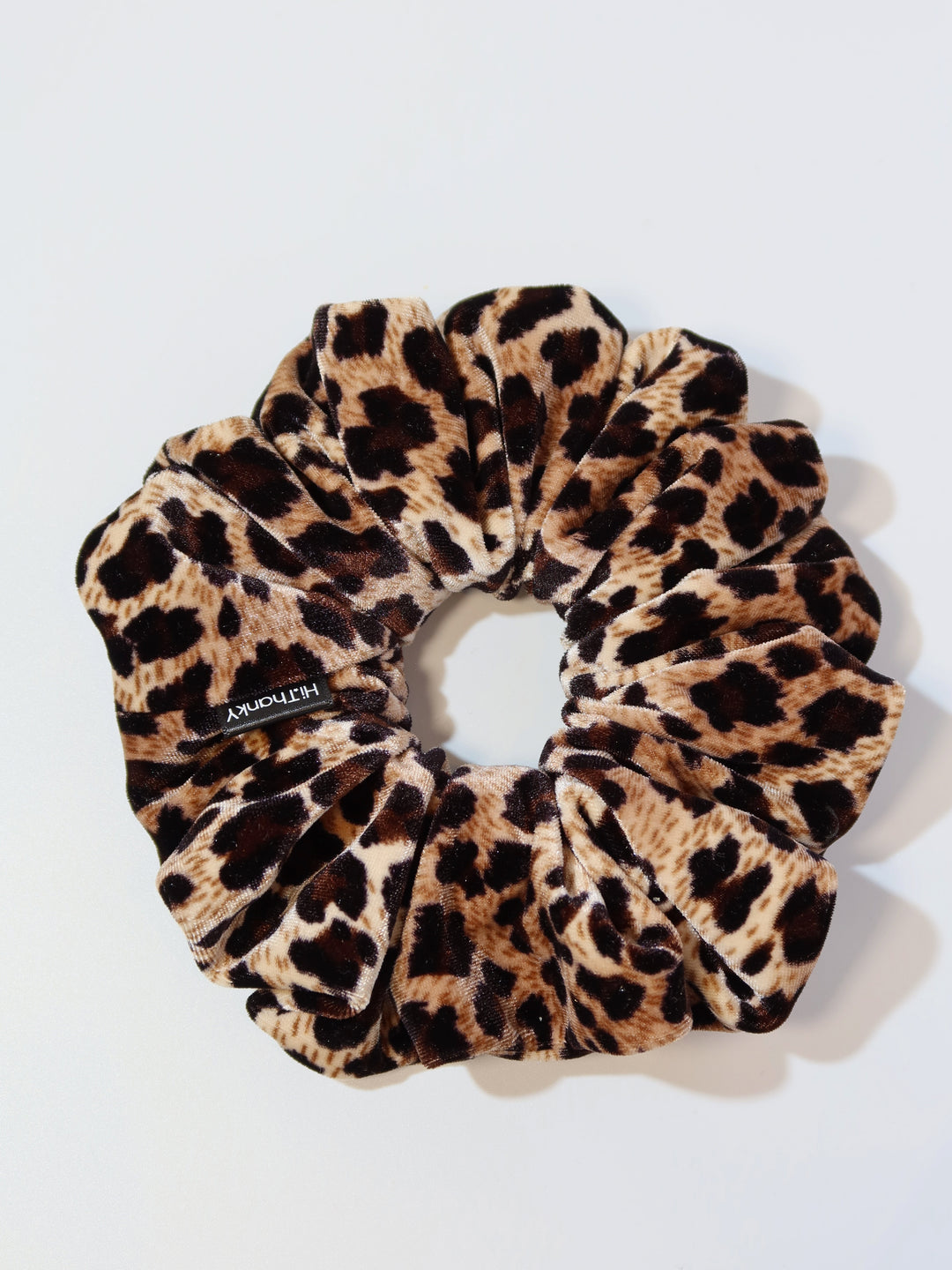 Scrunchies | Pattern Velvet | Brown Leopard