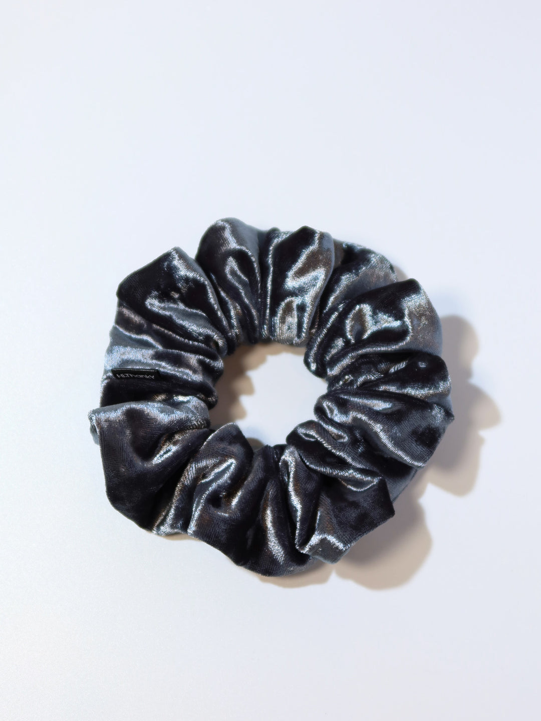 Scrunchies | Diamond Velvet | Charcoal