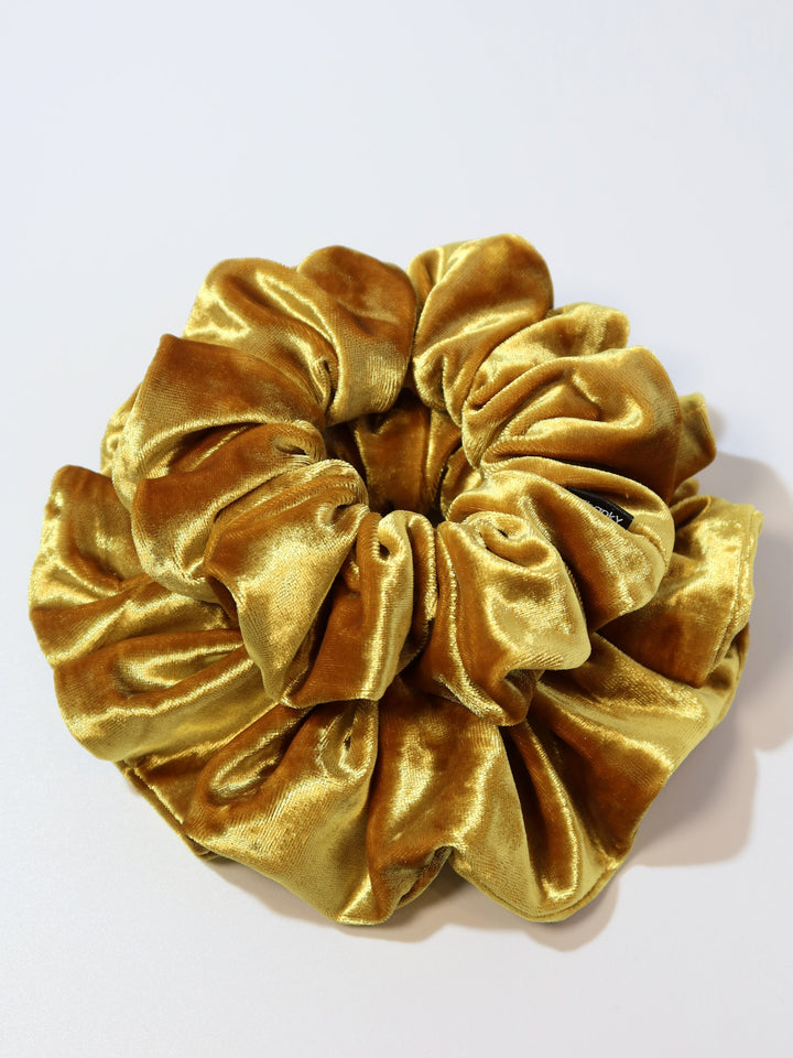 Scrunchies | Diamond Velvet | Gold