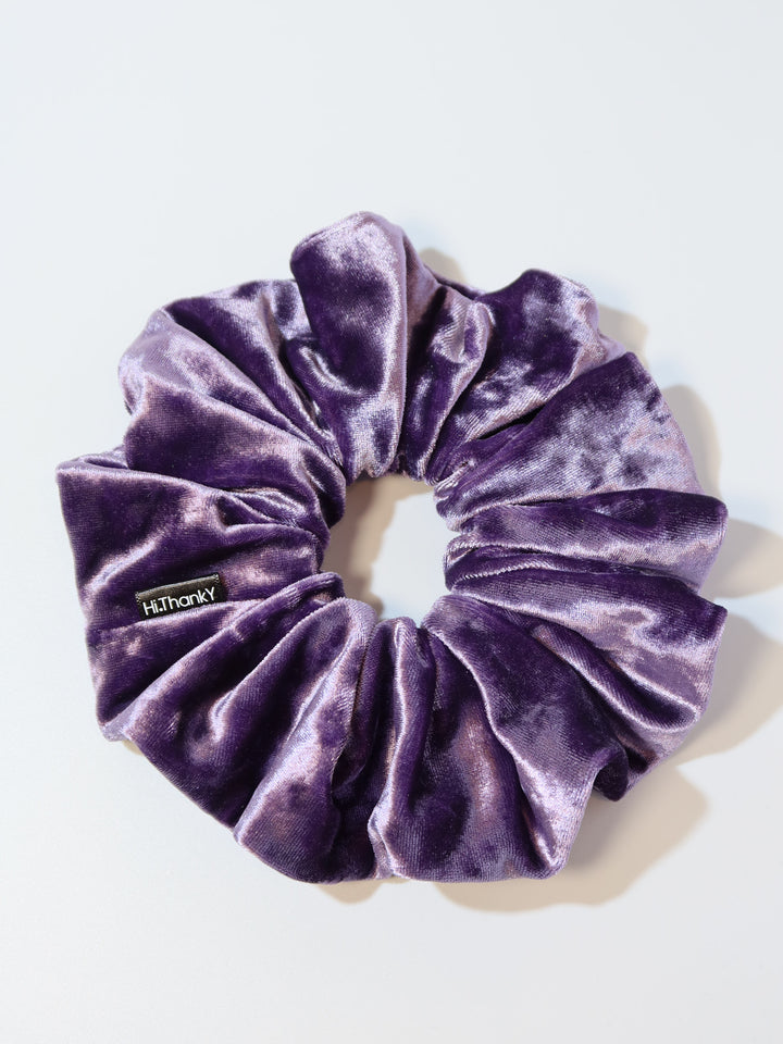 Scrunchies | Diamond Velvet | Grape