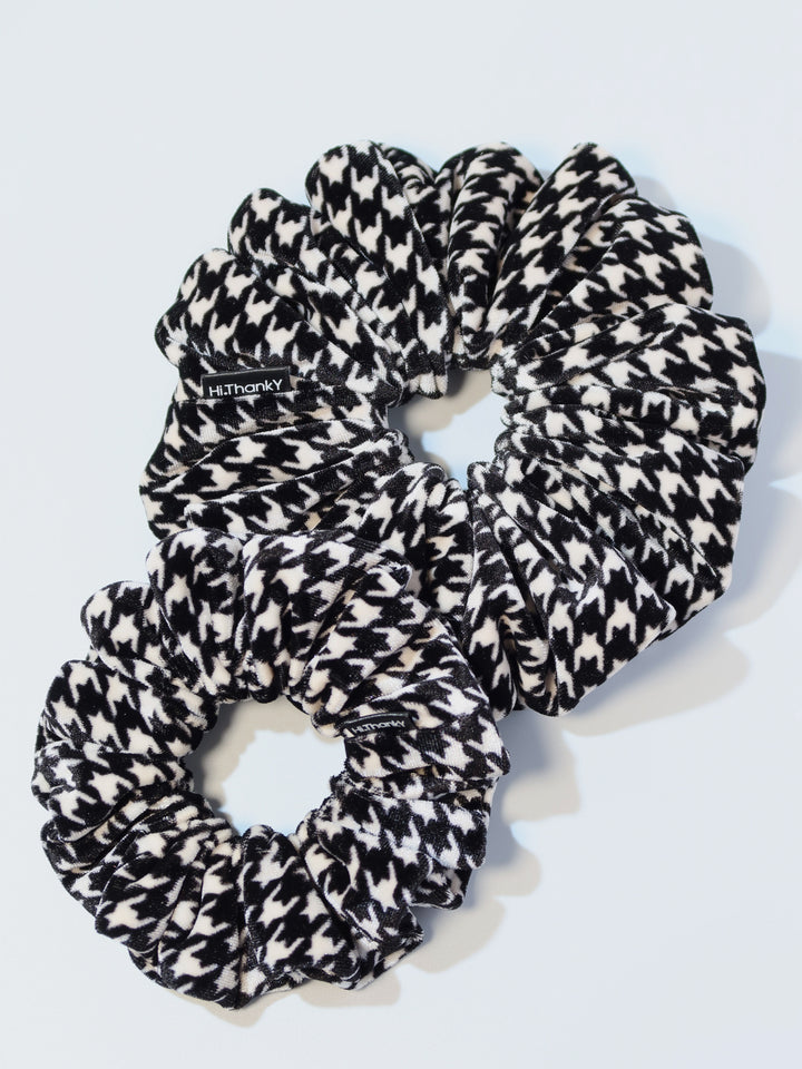 Scrunchies | Pattern Velvet | Houndstooth