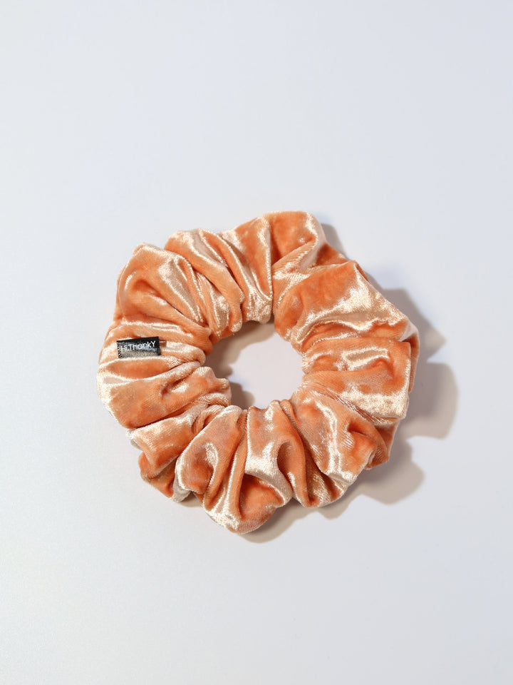 Scrunchies | Diamond Velvet | Peach