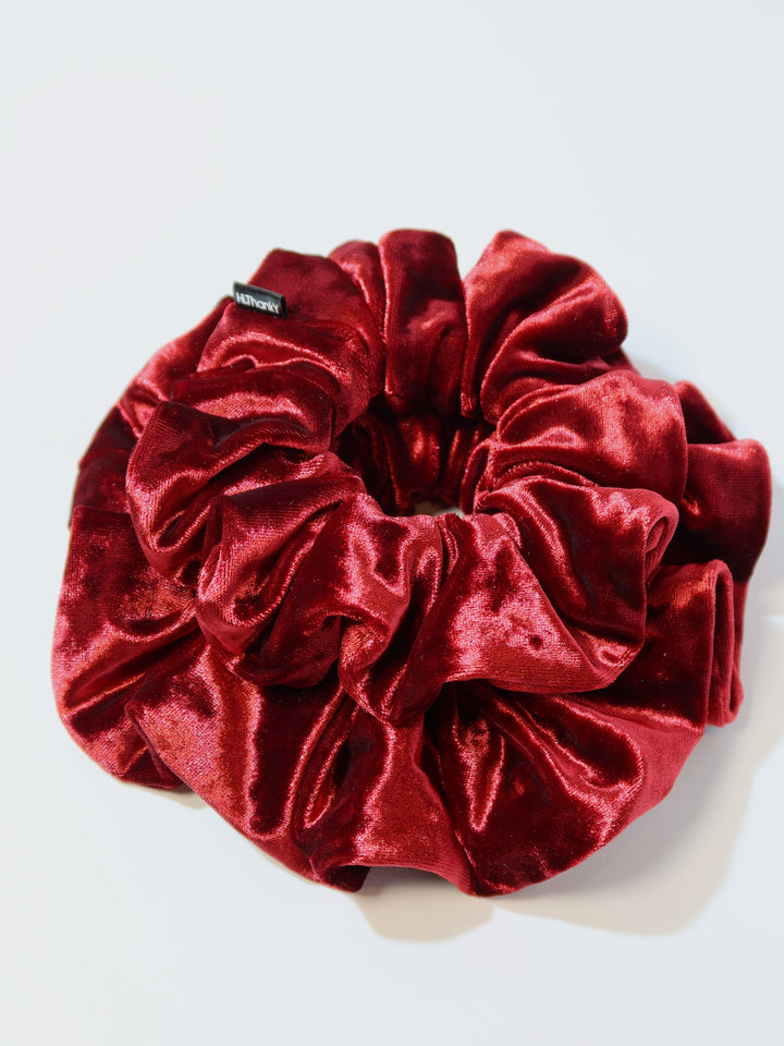 Scrunchies | Diamond Velvet | Red Wine