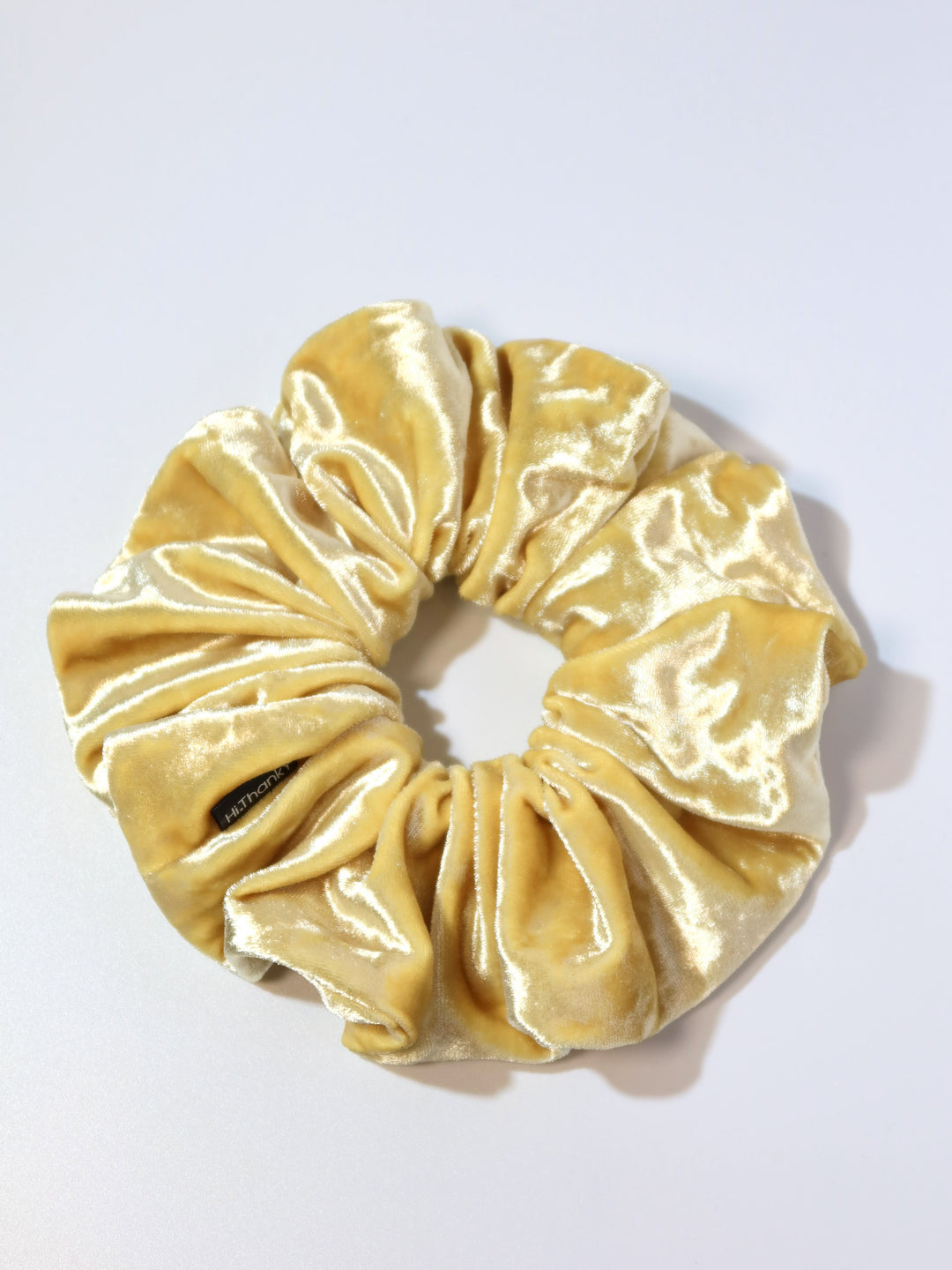 Scrunchies | Diamond Velvet | Yellow