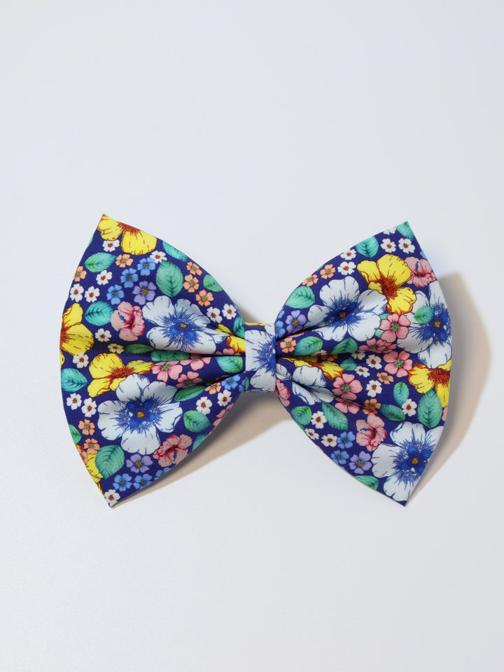 Classic Fabric Bows | Alice Navy Blue