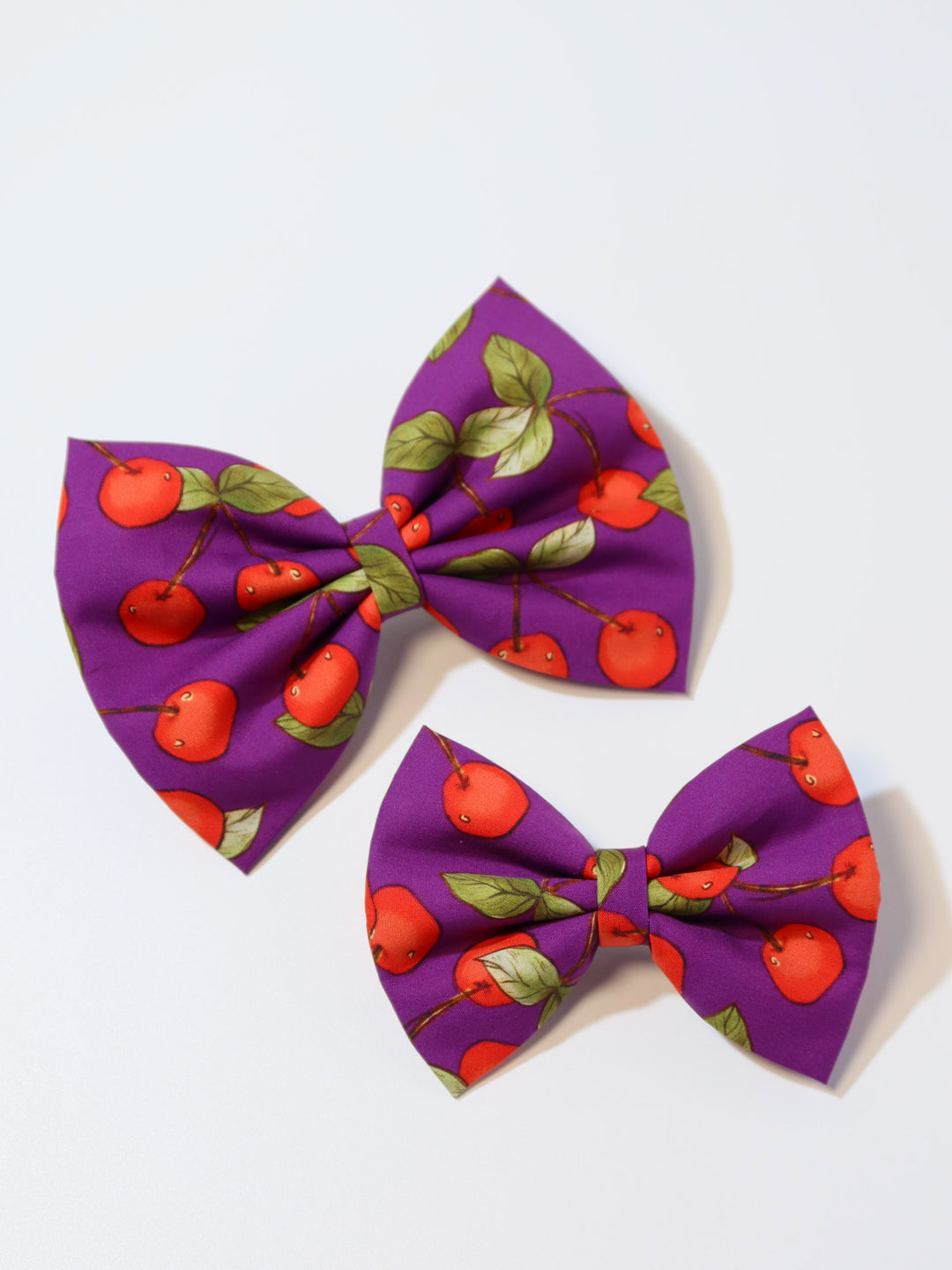 Classic Fabric Bows | Watercolor Cherry